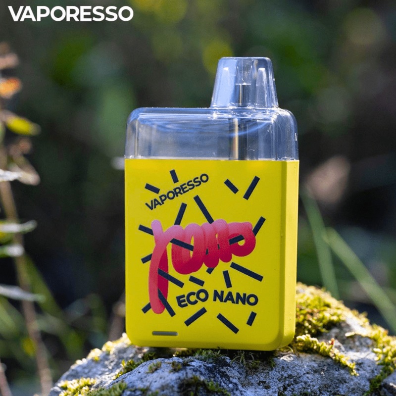 Vaporesso ECO Nano Pod Kit|Midnight Black|Sparkling Purple|Sakura Pink|Black Truffle|Phantom Blue|Sunrise Orange|Universal Grey|1000mAh