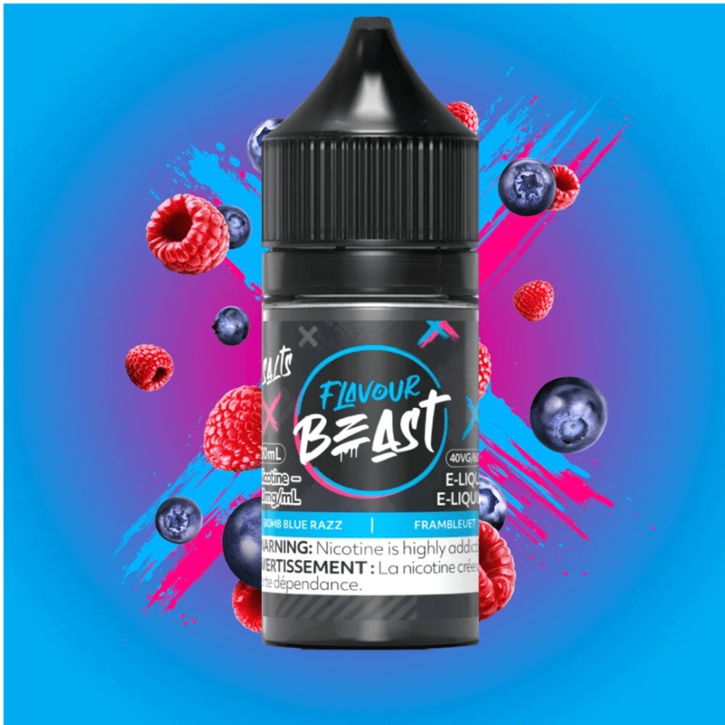 Bomb Blue Razz Salts by Flavour Beast E-Liquid