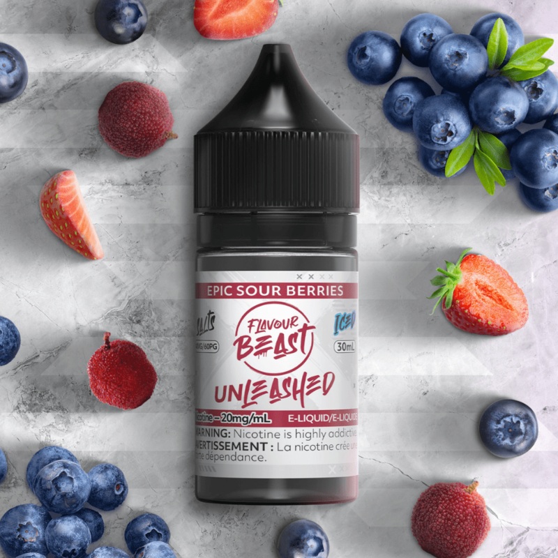 Epic Sour Berries Salts By Flavour Beast Unleashed E-liquid