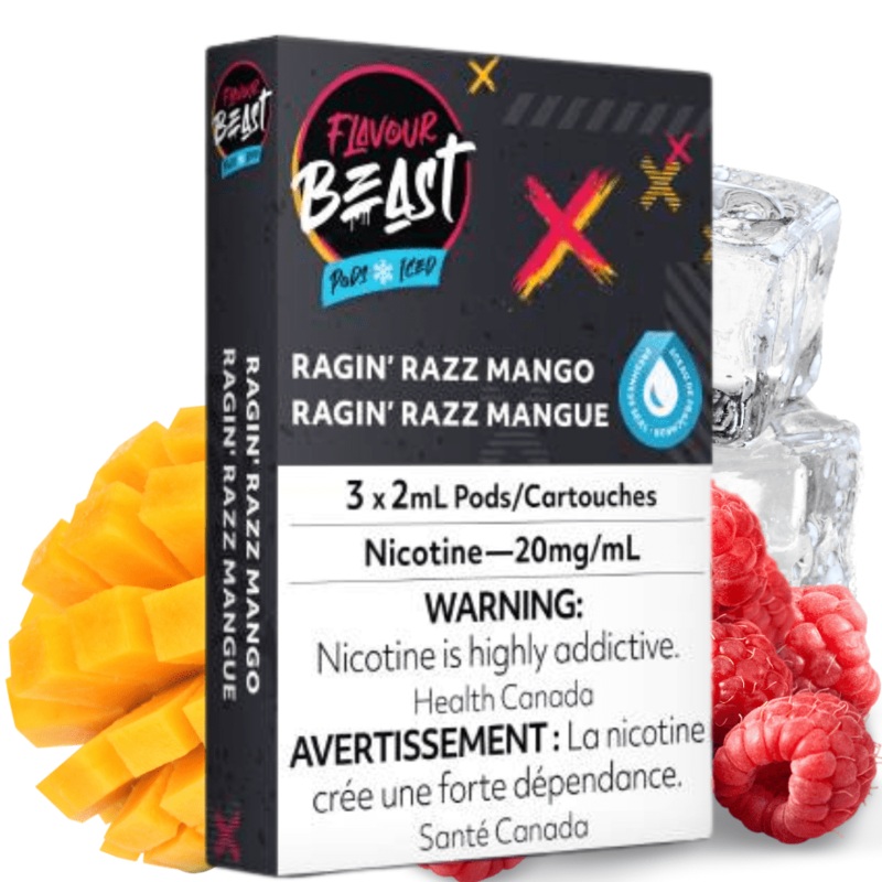 Flavour Beast Pods Ragin’ Razz Mango (S-Compatible)