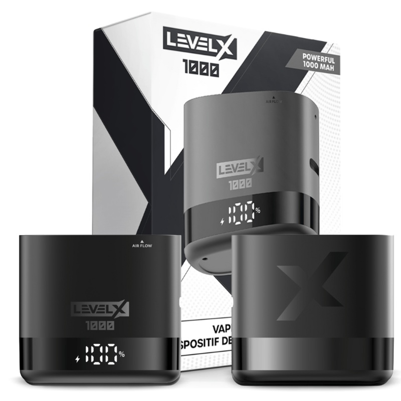 Level X Battery-1000 mAh|600mAh|850mAh|1000mAh|Metallic Black