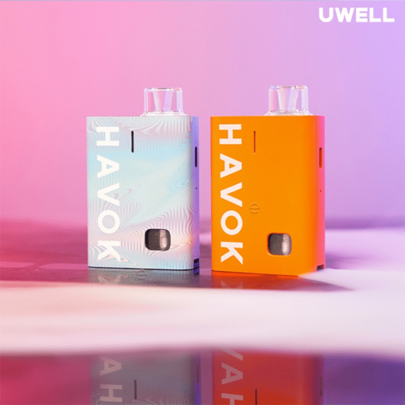 Uwell Havok R Pod Kit-950mAh|950mAh|unicorn-blue|lake-green|pastel-blue|black-wood