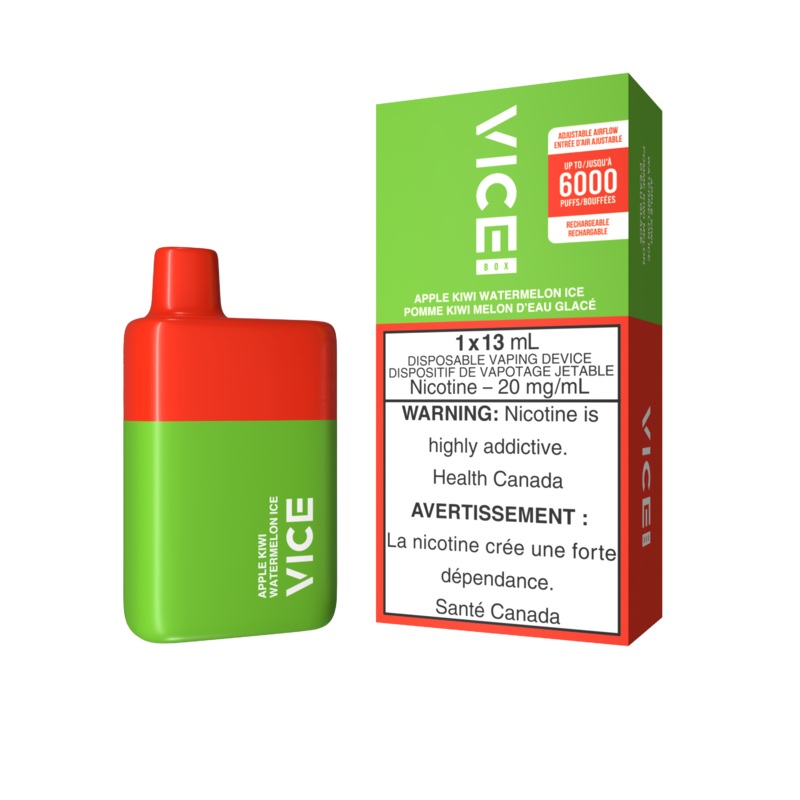 Vice Box Disposable – Apple Kiwi Watermelon Ice 20mg