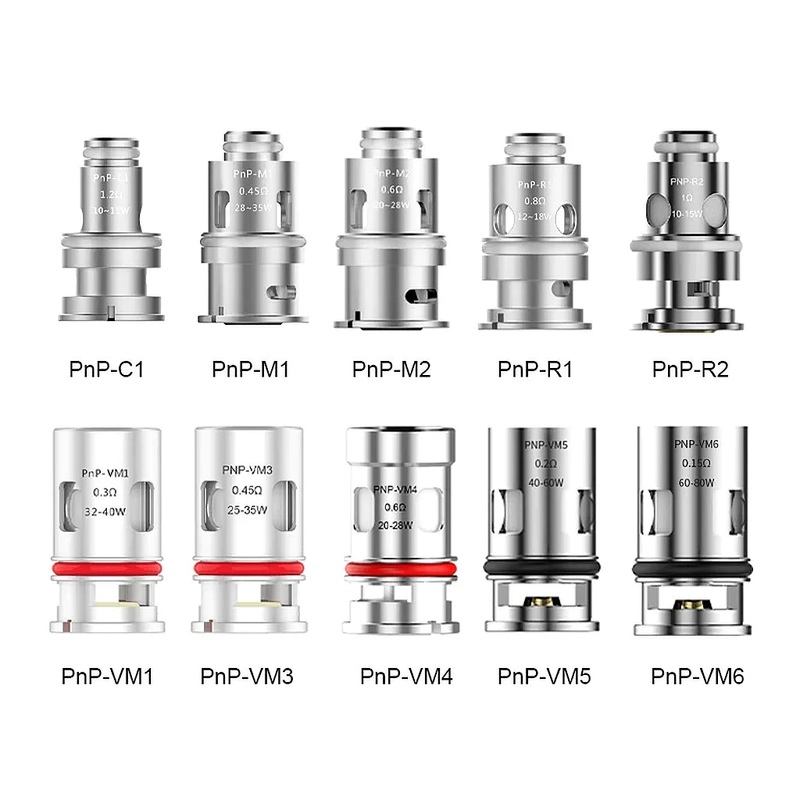 Voopoo PNP Coils VM (5 Pack)|VM1 Mesh 0.3ohm|VM4 Mesh 0.6ohm|VM5 Mesh 0.2ohm|VM6 Mesh 0.15ohm