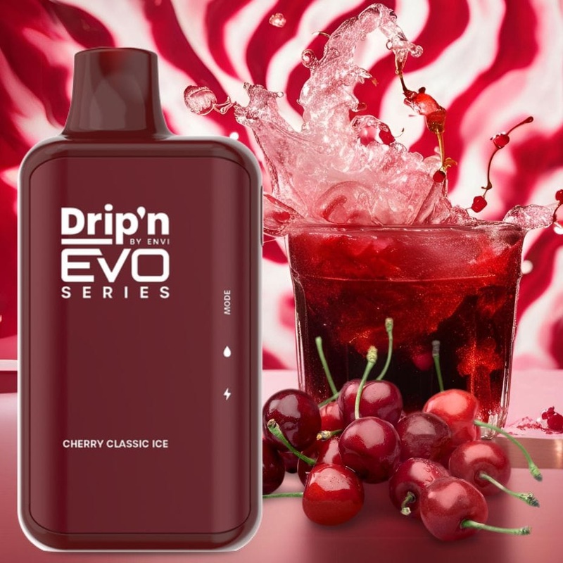 Drip’n by Envi EVO 28k Disposable Vape-Cherry Classic