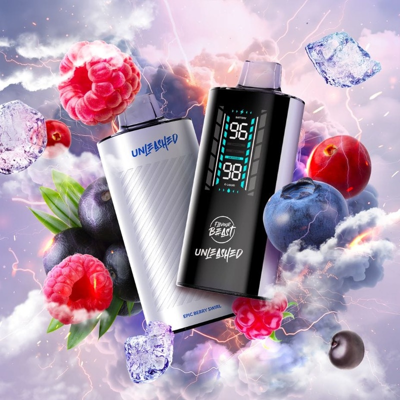 Flavour Beast Unleashed DCP 20K Disposable Vape – Epic Berry Swirl