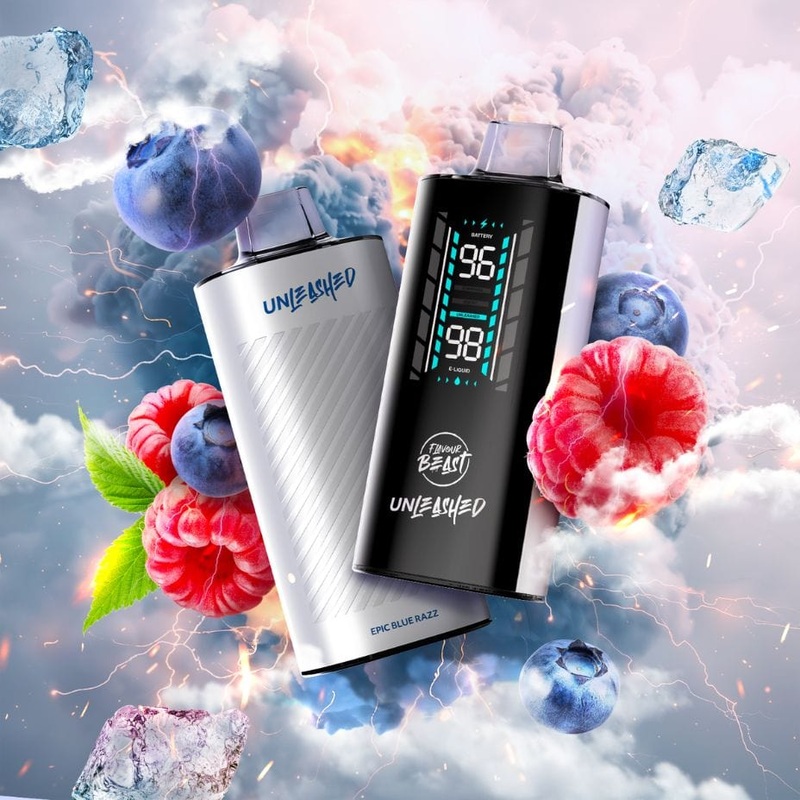 Flavour Beast Unleashed DCP 20K Disposable Vape – Epic Blue Razz