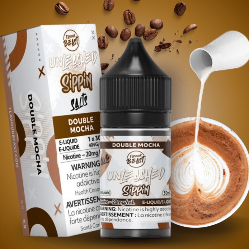 Flavour Beast Unleashed Sippin Salts-Double Mocha