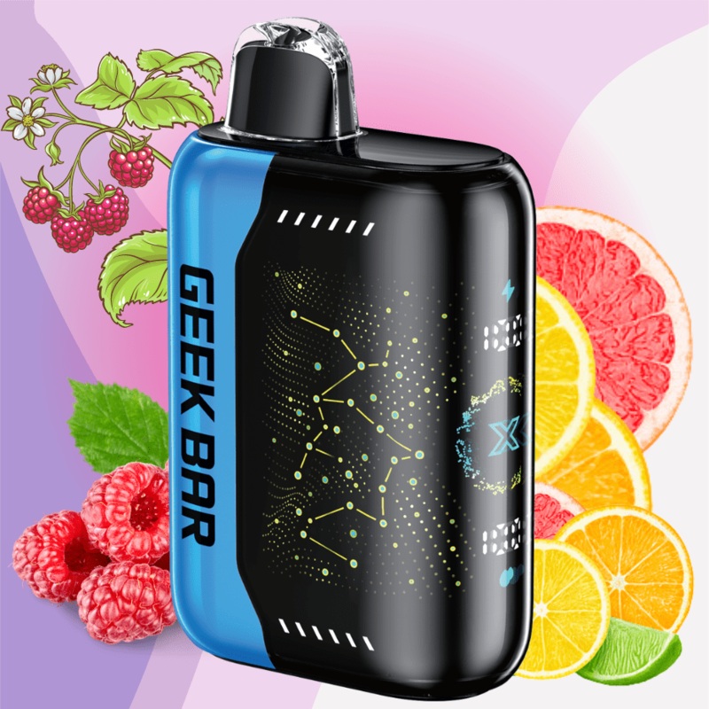 Geek Bar Pulse X 25K Disposable Vape – Raspberry Citrus Ice