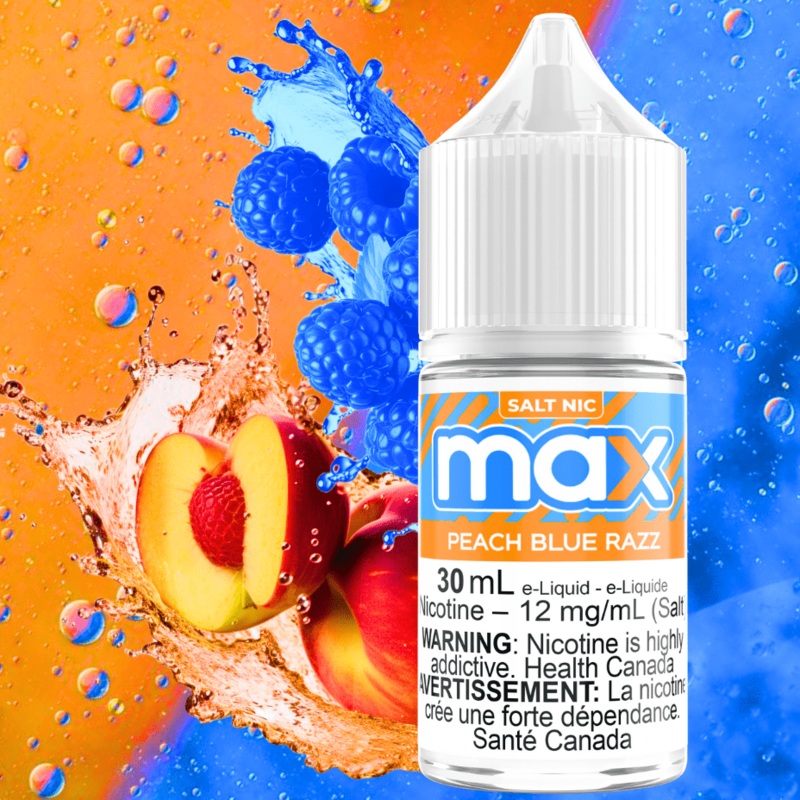 Max E-Liquid – Peach Blue Razz Salt