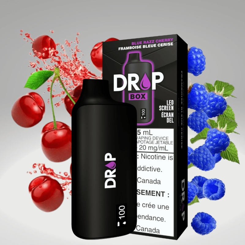 Drop Box 8500 Disposable Vape-Blue Razz Cherry