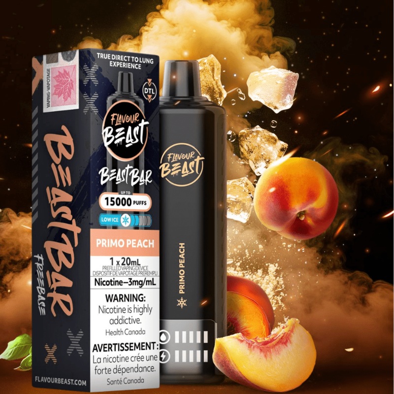 Flavour Beast Beast Bar 15k Disposable Vape-Primo Peach