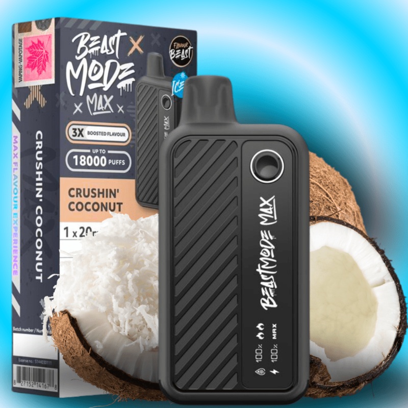 Flavour Beast Beast Mode Max 18k Disposable-Crushin Coconut