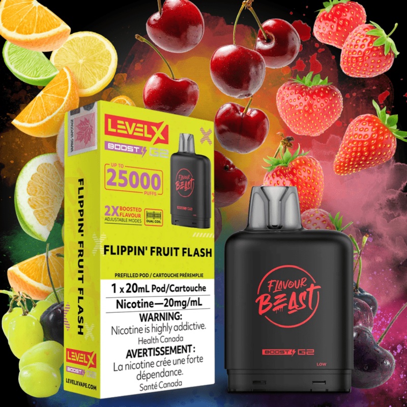 Flavour Beast Level X Boost G2 Pod – Flippin Fruit Flash