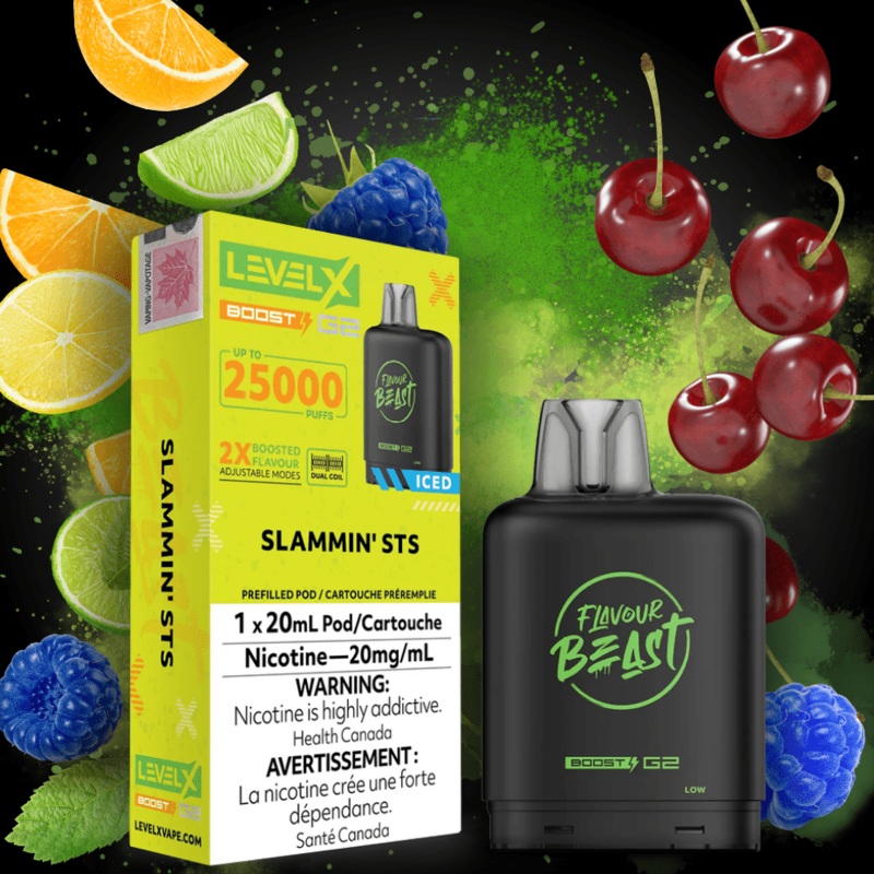 Flavour Beast Level X Boost G2 Pod – Slammin STS Iced