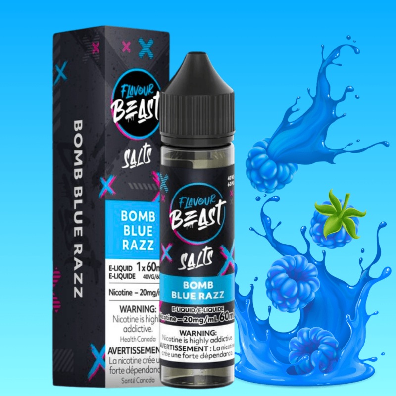 Flavour Beast Salt-Bomb Blue Razz-60ml