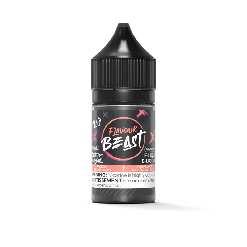 Flavour Beast Salt – Packin’ Peach Berry 30ml