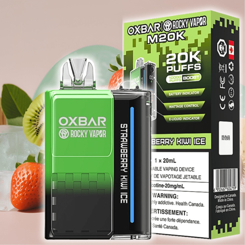 OXBAR M20K Disposable Vape – Strawberry Kiwi Ice