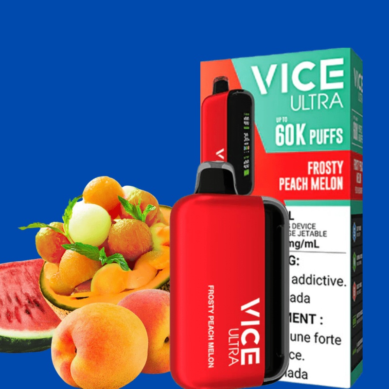 Vice Ultra 60K Disposable Vape – Frosty Peach Melon
