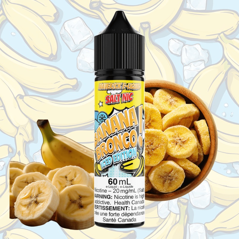 Banana Bronco Iced Salt by Maverick E-Liquid-60mL