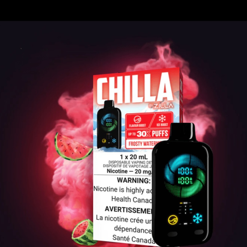 Chilla by Zilla 30k Disposable Vape-Frosty Watermelon