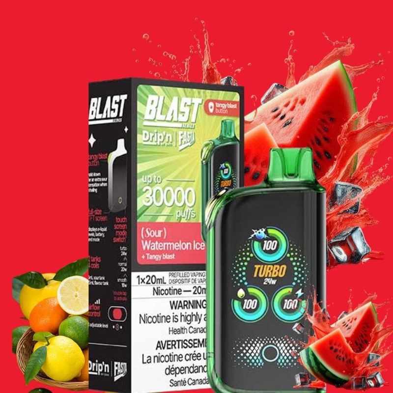 Envi Drip’n x Fasta Blast 30K Disposable Vape-Sour Watermelon Ice