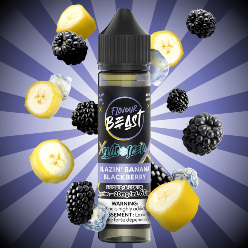 Flavour Beast Salt 60ml-Blazzin Banana Blackberry