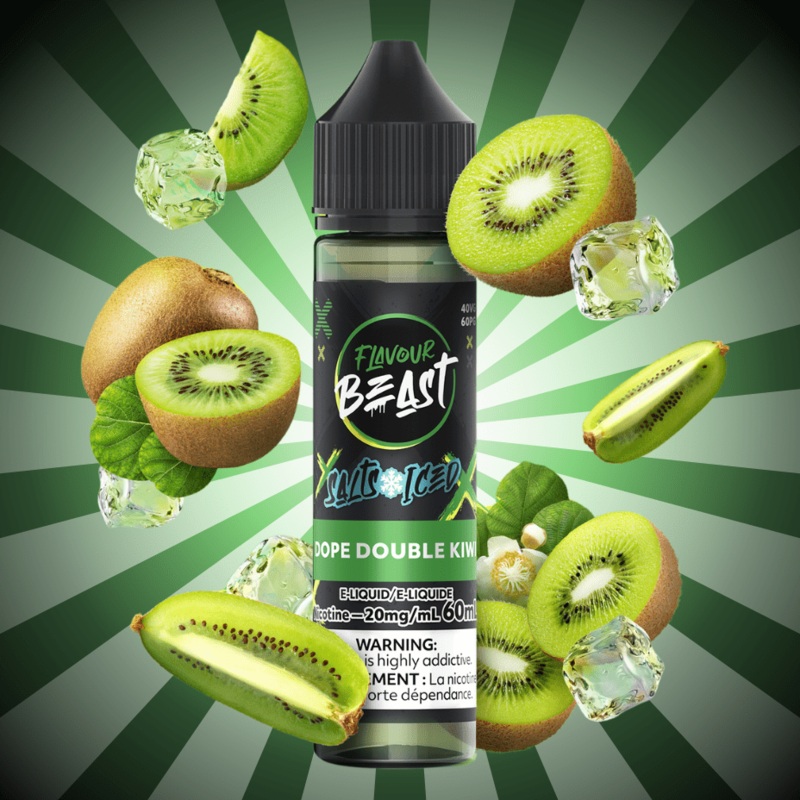 Flavour Beast Salt 60ml-Dope Double Kiwi