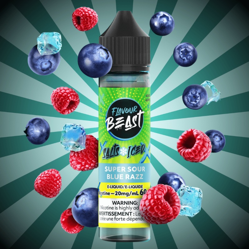 Flavour Beast Salt 60ml-Super Sour Blue Razz