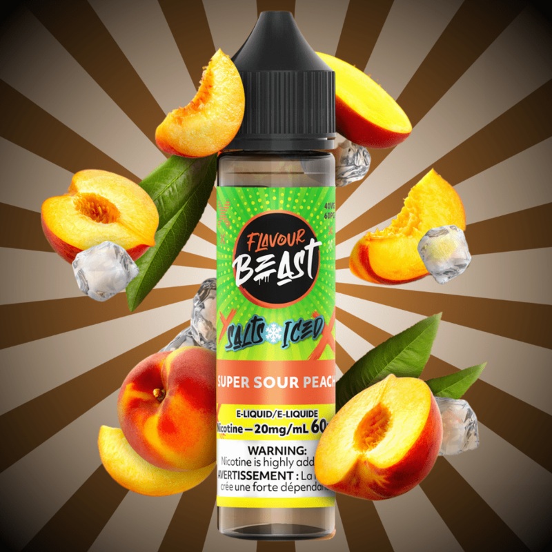 Flavour Beast Salt 60ml-Super Sour Peach
