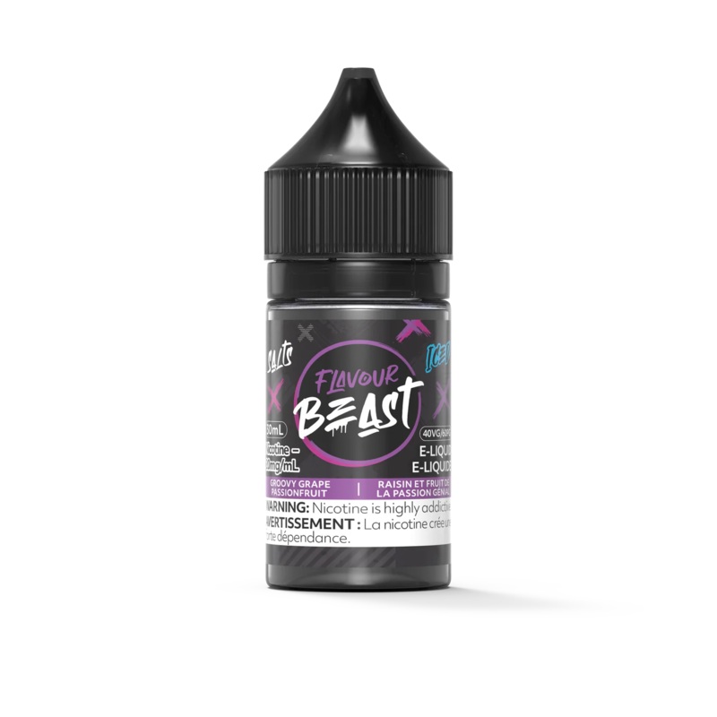 Flavour Beast Salt – Groovy Grape Passionfruit Iced 30ml