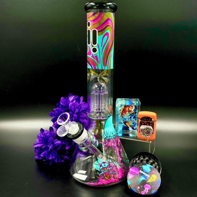 Infyniti Untamed 7mm Jellyfish Beaker w/ Tree Perc 14