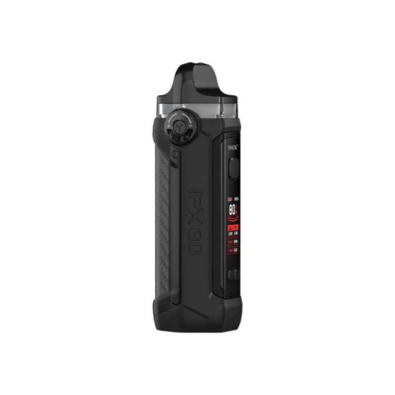 SMOK IPX 80 Pod Kit|Black Carbon Fiber|Blue|Brown|Fluid 7 Color|Fluid Black Grey|Grey|Red