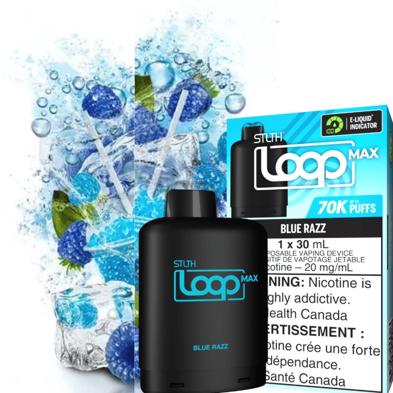 STLTH Loop Max 70K Pod-Blue Razz