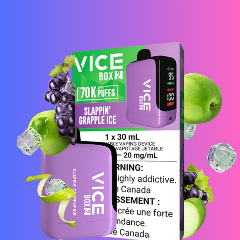 Vice Box 2 Disposable Vape-Slappin Grapple Ice