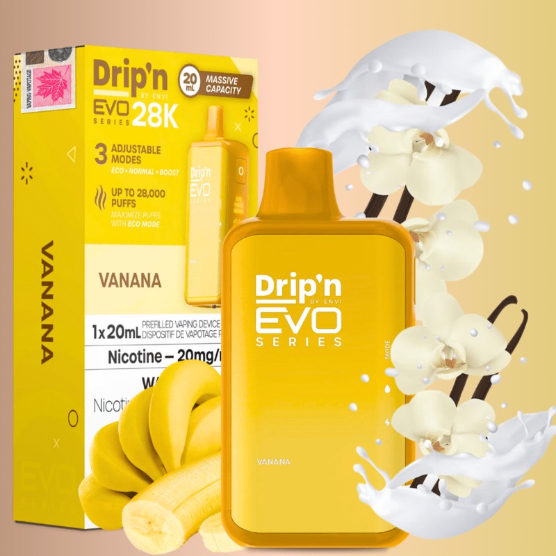 Drip’n Envi EVO 28k Disposable Vape-Vanana