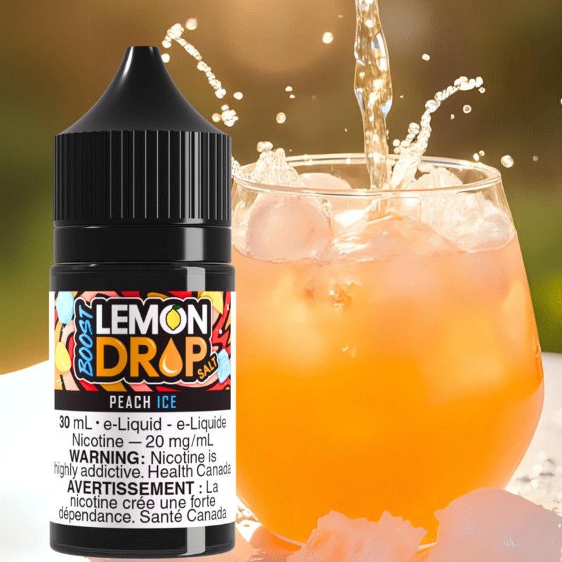 Lemon Drop Boost Salt Nic 30ml-Peach Ice