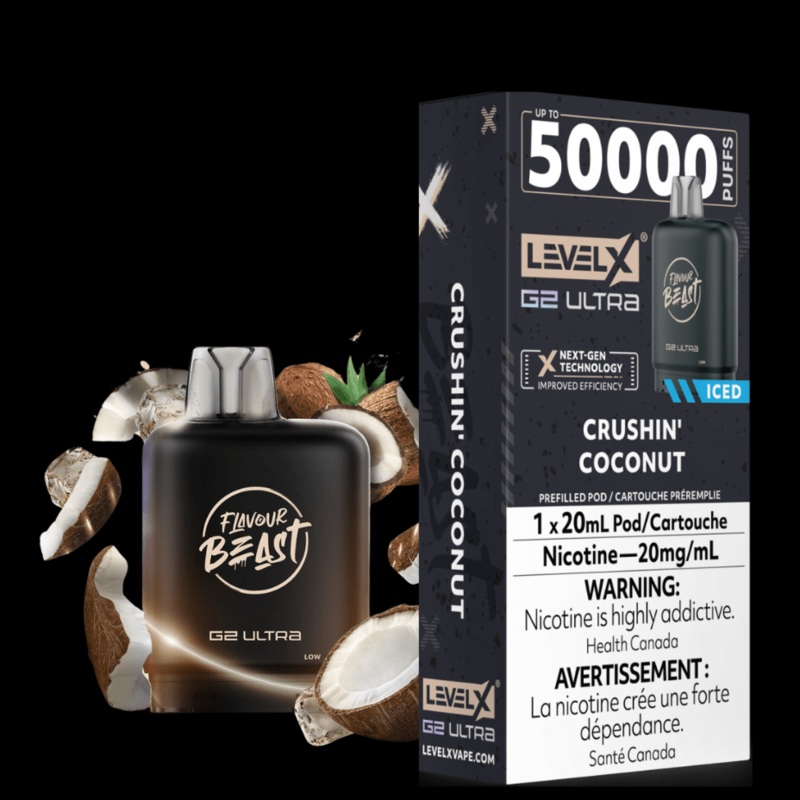 Level X G2 Ultra Flavour Beast Pod 50k-Crushin Coconut