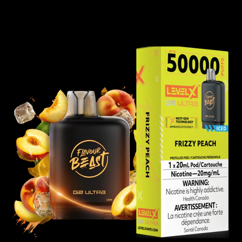 Level X G2 Ultra Flavour Beast Pod 50k-Frizzy Peach Iced