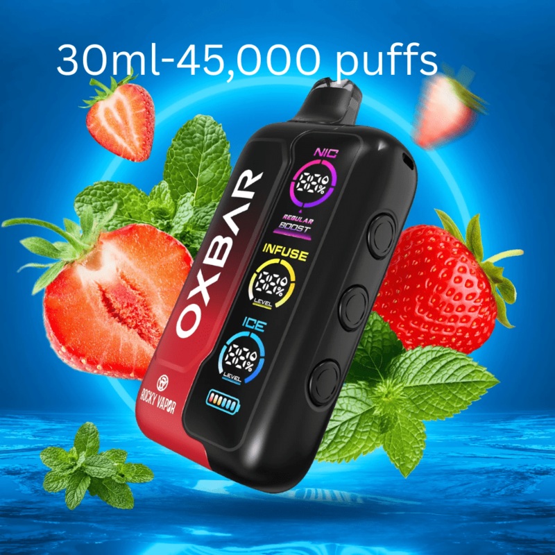 Oxbar Tri-Fusion 45k Disposable Vape-Strawberry H
