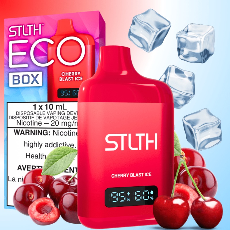 STLTH Eco Box Disposable Vape – Cherry Blast Ice