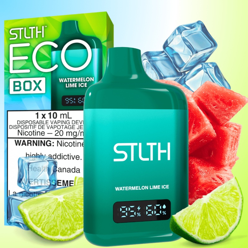 STLTH Eco Box Disposable Vape – Watermelon Lime Ice