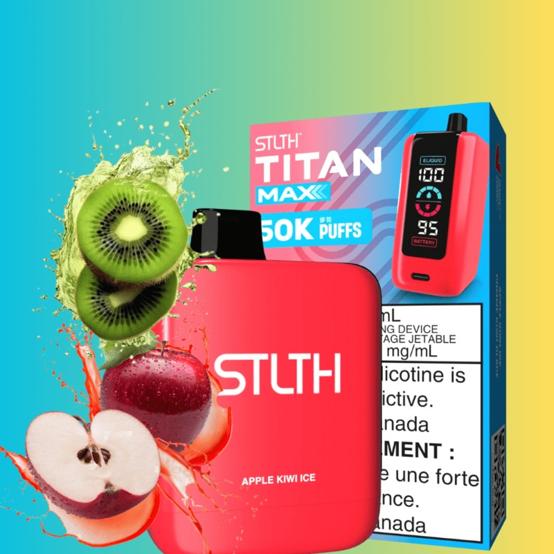 STLTH Titan Max 50k Disposable Vape-Apple Kiwi Ice