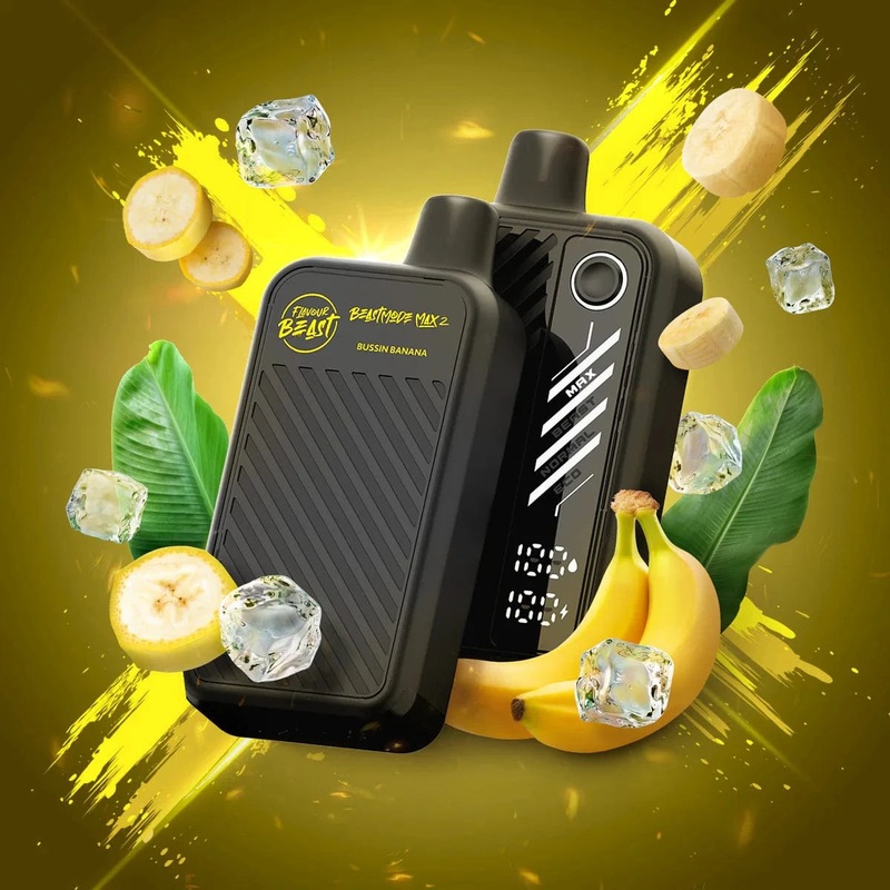 Flavour Beast Beast Mode Max 2 50K Disposable Vape-Bussin’ Banana ICED