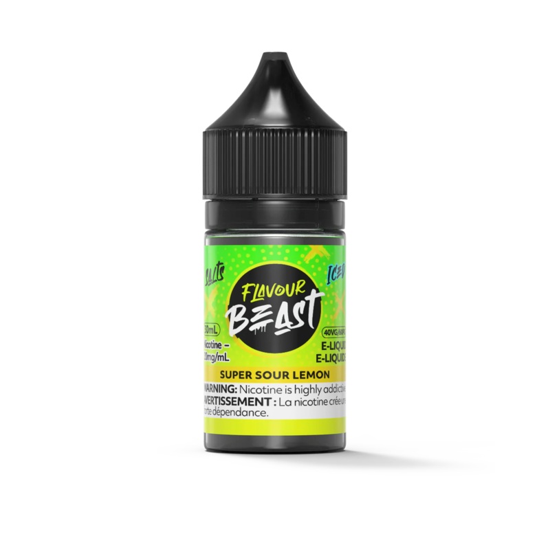 Flavour Beast Salt – Super Sour Lemon Iced 30ml