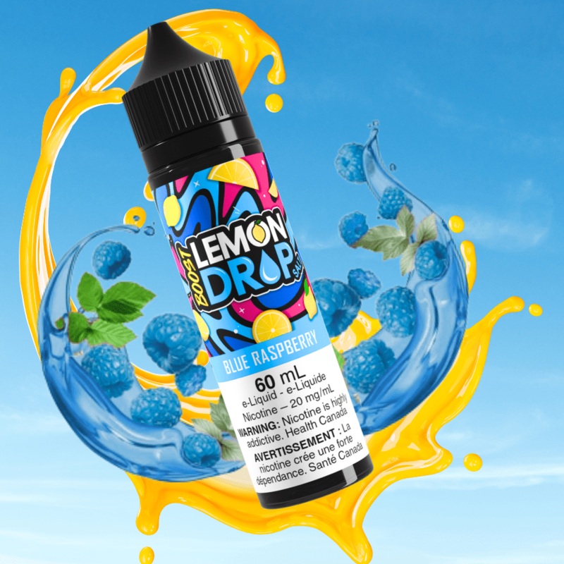 Lemon Drop Boost Salt Nic 60ml – Blue Raspberry