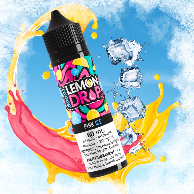 Lemon Drop Boost Salt Nic 60ml-Pink Ice