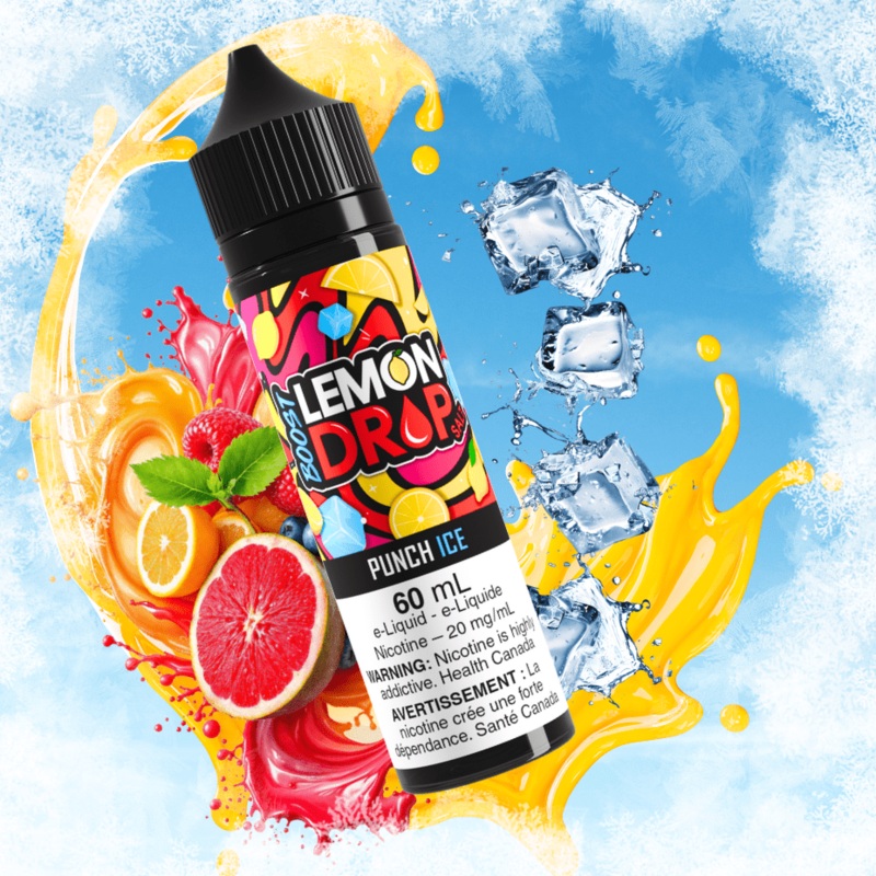 Lemon Drop Boost Salt Nic 60ml-Punch Ice