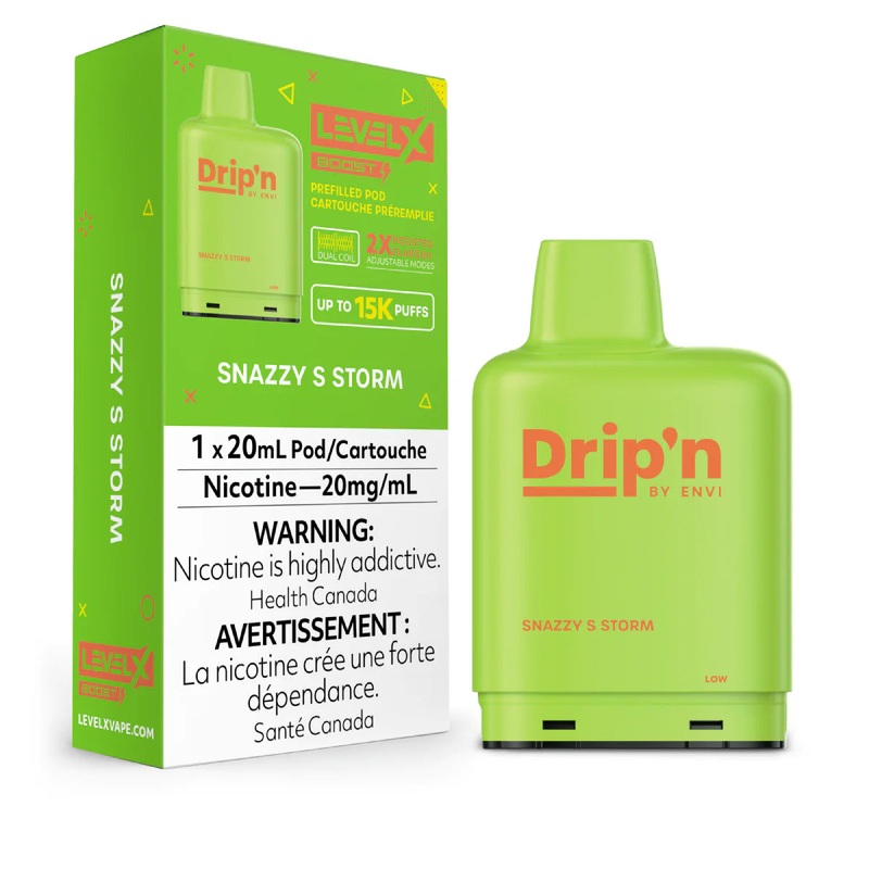 Level X Drip’n Boost Snazzy S Storm 20mg