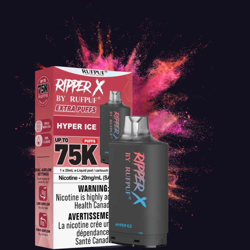 RufPuf Ripper X 75K Turbo Pod – Hyper Ice